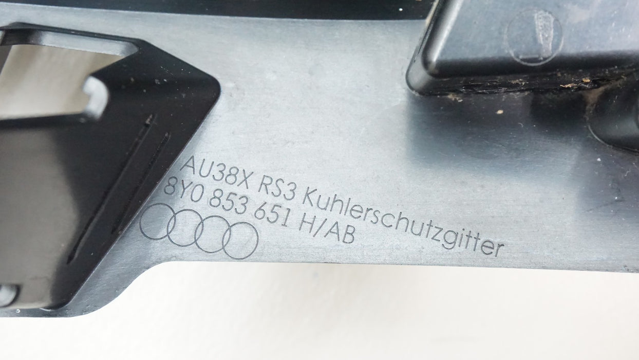 2022-2024 AUDI RS3 FRONT BUMPER UPPER RADIATOR GRILLE 8Y0 853 651 H/AB OEM