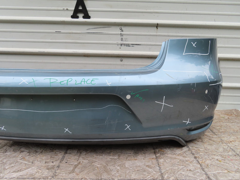 2012-2016 VOLKSWAGEN EOS REAR BUMPER COVER W/ LOWER SPOILER PANEL OEM 1Q0807568