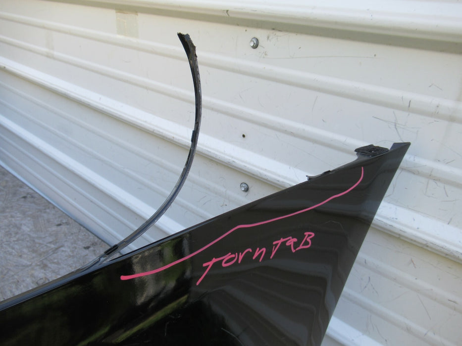 2013-2017 LEXUS LS460 F SPORT REAR BUMPER COVER BLACK PLASTIC W/O SENSOR OEM