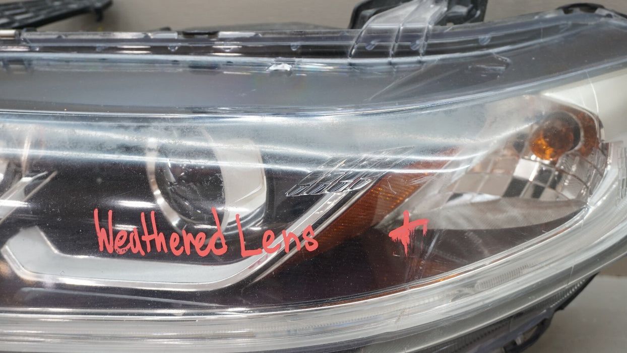 2016-2017 HONDA ACCORD EX EX-L COUPE FRONT LH LEFT DRIVER SIDE HEADLIGHT OEM