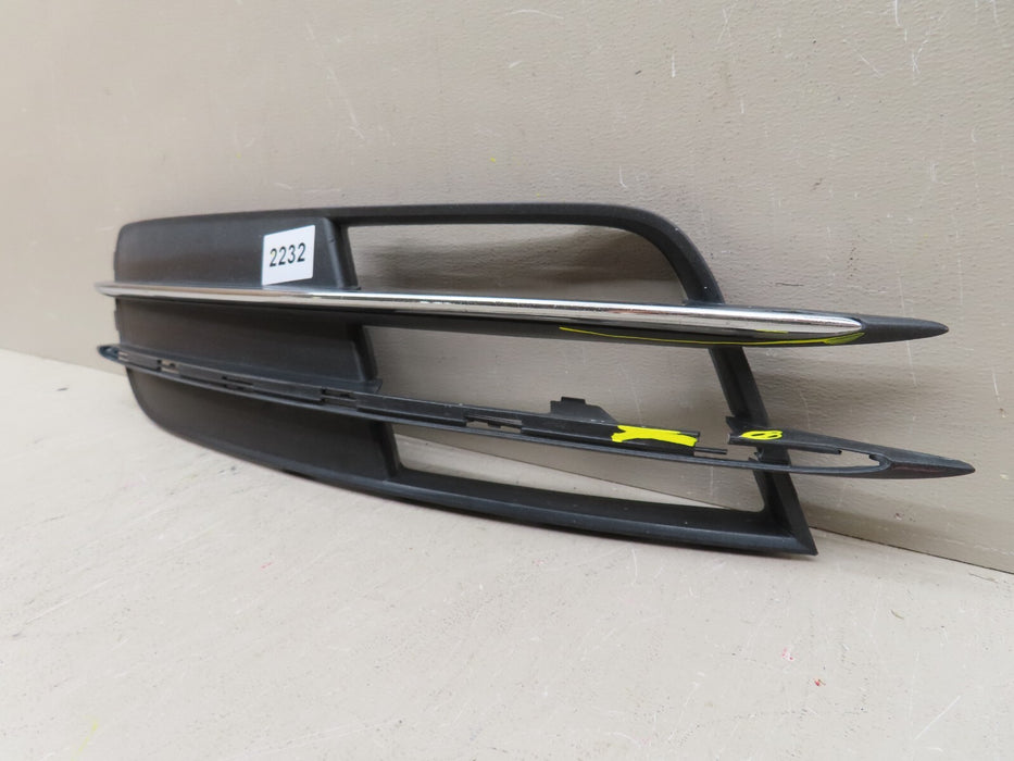 2012-2014 AUDI A6 FRONT LEFT BUMPER FOG LIGHT COVER GRILLE GRILL OEM 4GD807681