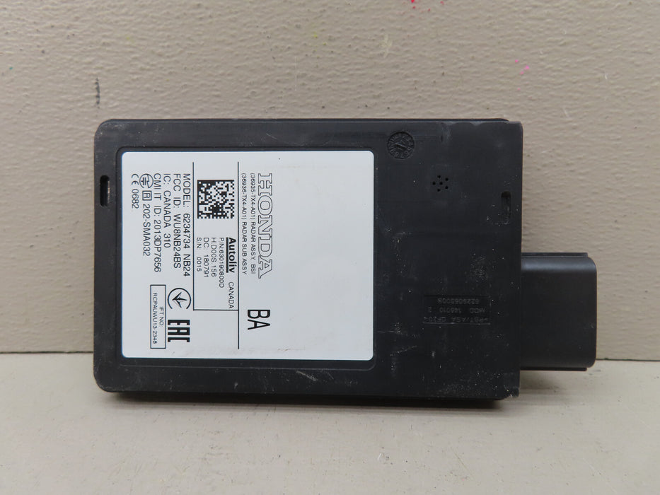 2016-2018 ACURA RDX REAR LEFT DRIVER SIDE RADAR SENSOR SUB ASSEMBLY OEM