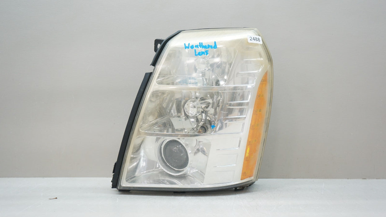 2007-2014 CADILLAC ESCALADE FRONT LEFT DRIVER SIDE XENON HEADLIGHT OEM