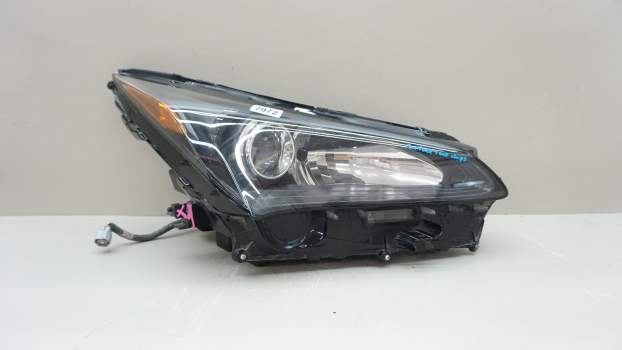 2015-2017 LEXUS NX200T NX300H FRONT RIGHT PASSENGER HEADLIGHT HALOGEN W/ LED OEM