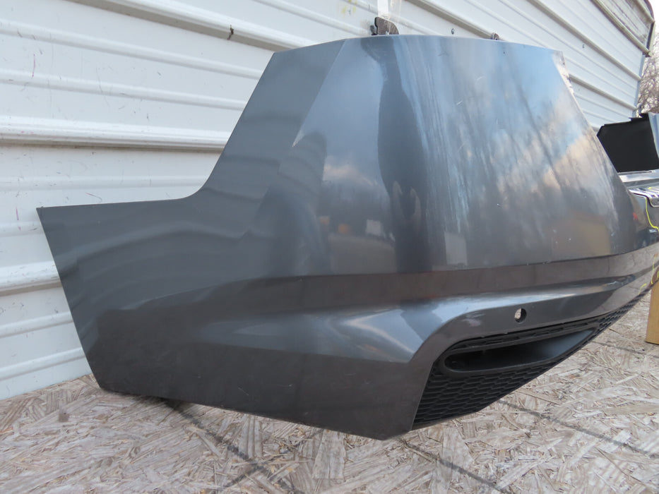 2019 2020 NISSAN ALTIMA REAR BUMPER COVER OEM W/LOWER VALANCER W/SENSOR HOLES