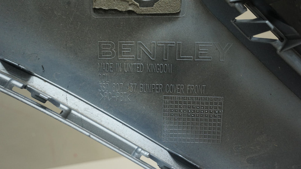 2019-2021 BENTLEY CONTINENTAL GT GTC FRONT BUMPER COVER OEM 3SD807437 19 20 21