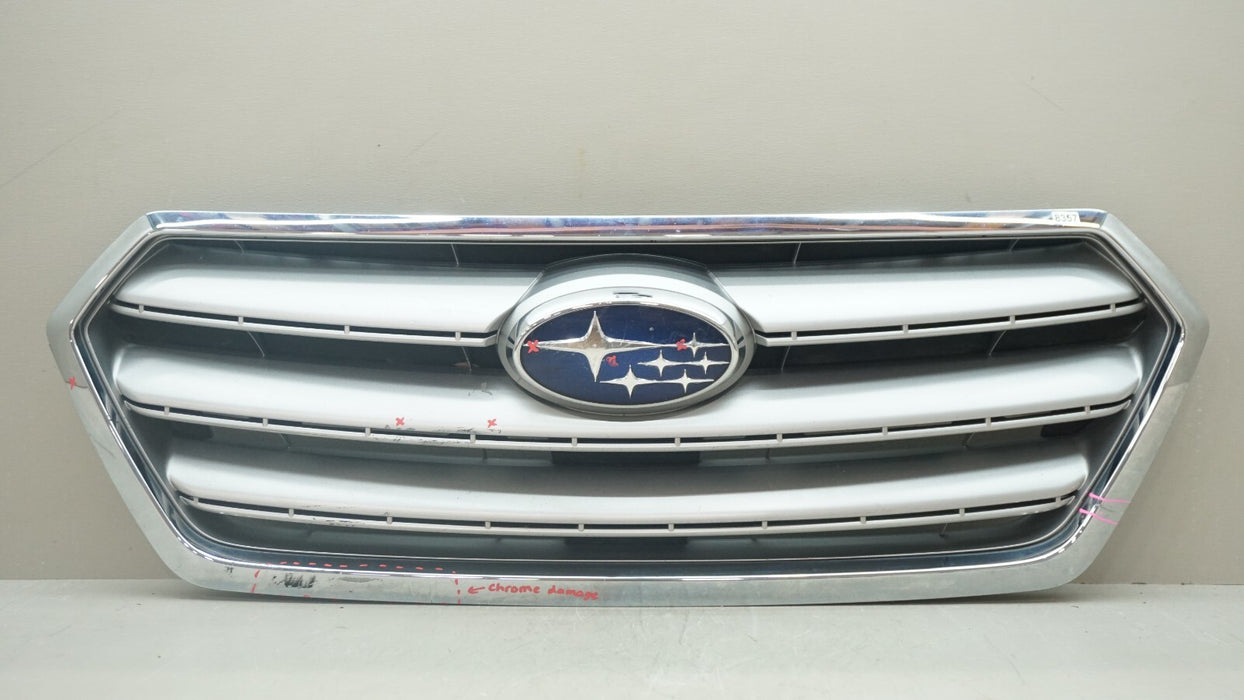 2015-2017 SUBARU OUTBACK LEGACY FRONT UPPER GRILLE OEM 91122AL02A OEM