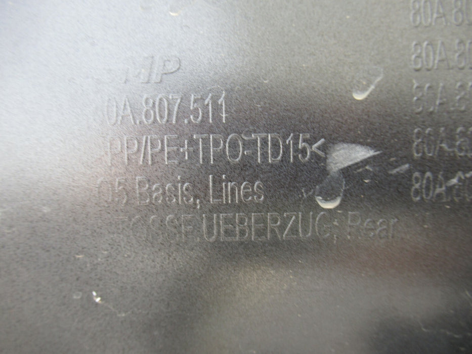 2018 - 2020 AUDI Q5 SQ5 S-LINE REAR BUMPER COVER 80A807301 OEM