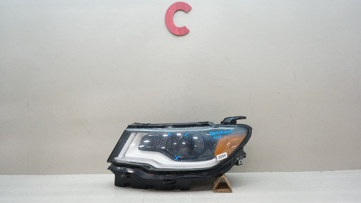 2017-2021 JEEP COMPASS FRONT LEFT DRIVERS SIDE XENON HID W/LED HEADLIGHT OEM