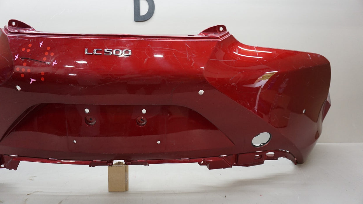 2018-2019 LEXUS LC500 2DR COUPE REAR BUMPER COVER PANEL W/ NAMEPLATE LOGO OEM