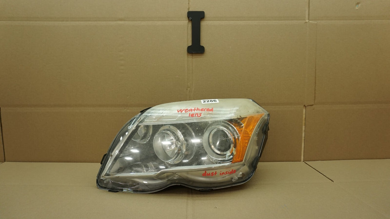 2010-2012 MERCEDES BENZ X204 GLK350 FRONT LEFT DRIVER SIDE HEADLIGHT HALOGEN OEM