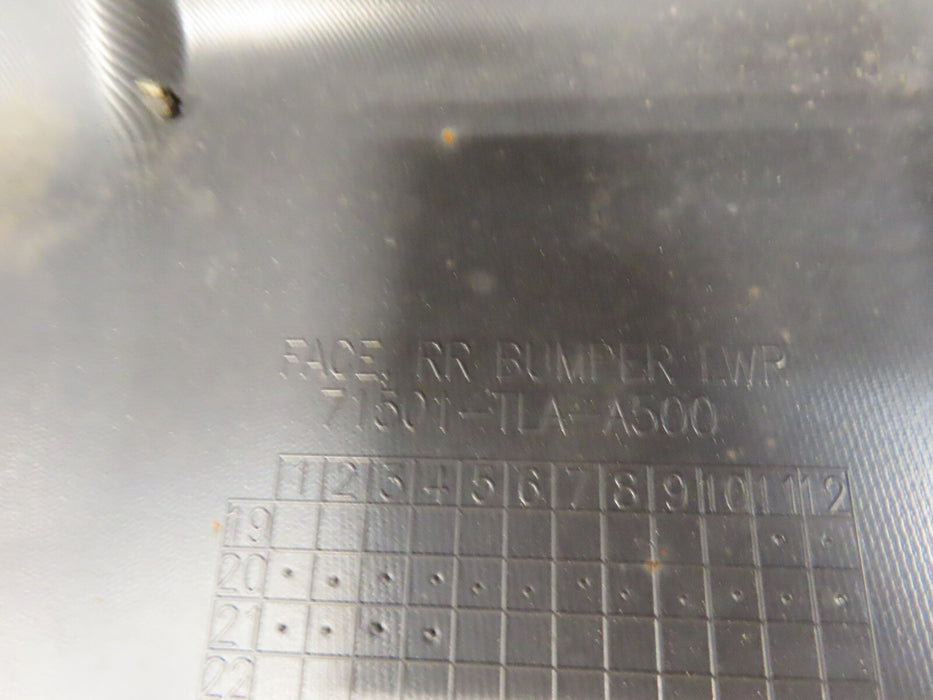 2020-2022 HONDA CR-V REAR BUMPER LOWER COVER OEM 71501-TLA-A500