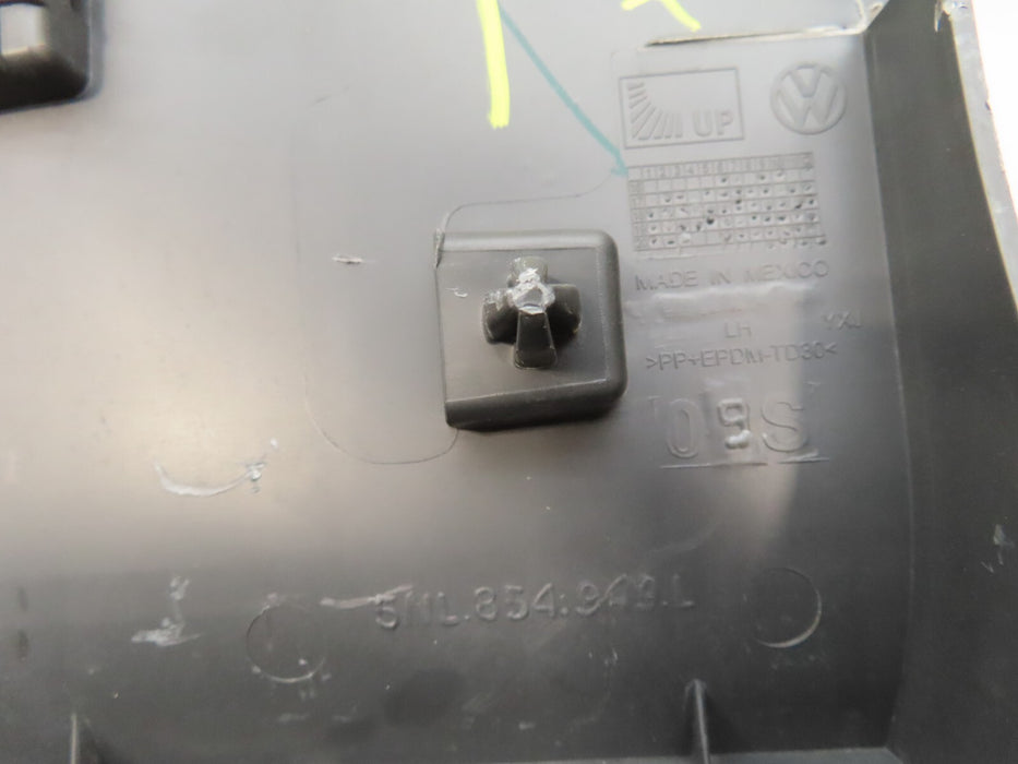 2018-2020 VOLKSWAGEN TIGUAN REAR LEFT LOWER EXTERIOR DOOR MOLDING OEM 5NL854949L