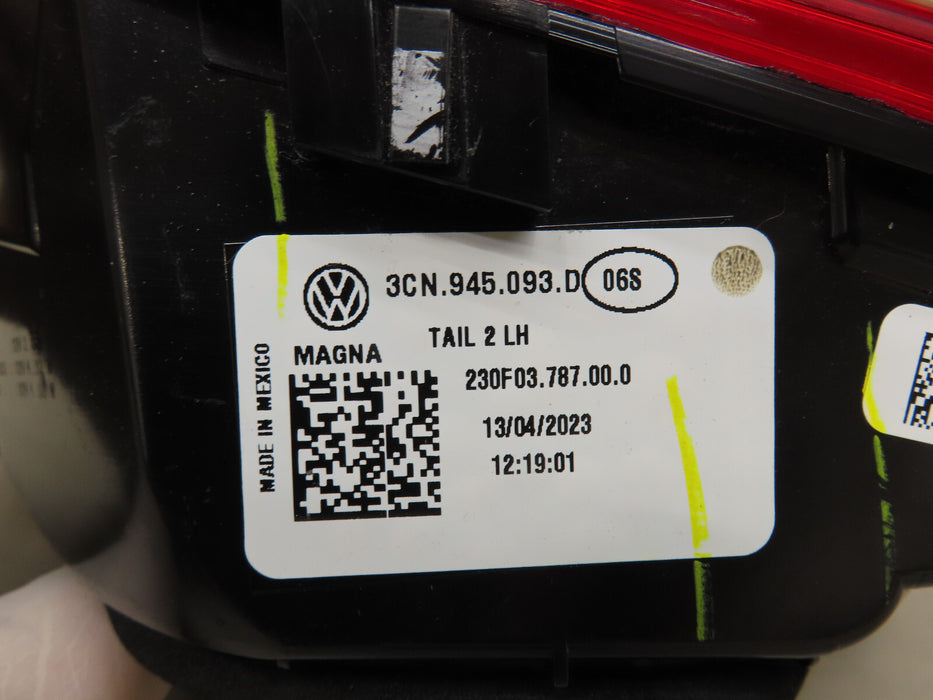2021 2022 VOLKSWAGEN ATLAS REAR LEFT DRIVER TAIL LIGHT INNER LED OEM