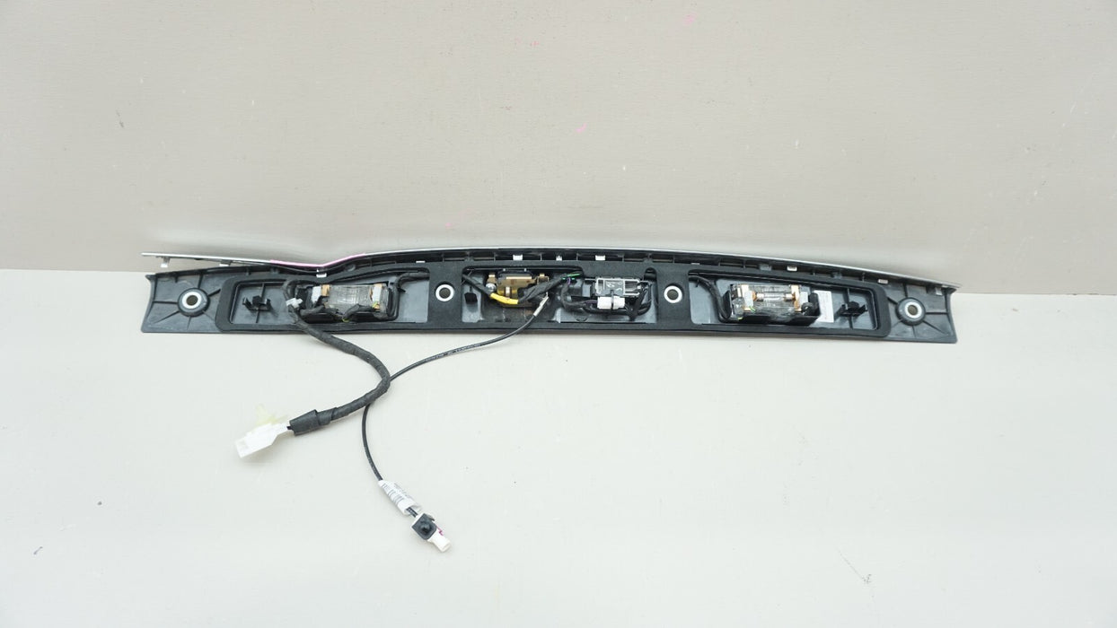 2014-2021 MASERATI QUATTROPORTE REAR CHROME LICENSE PLATE TRIM COVER OEM
