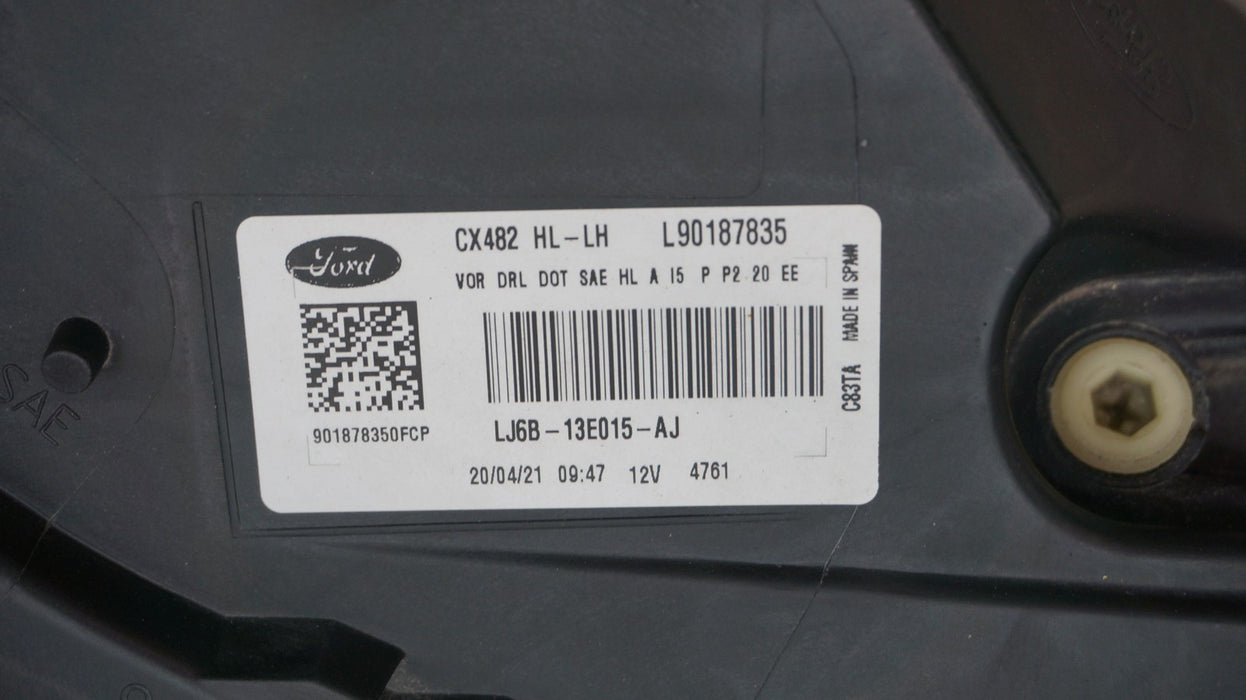 2020-2022 FORD ESCAPE FRONT LEFT SIDE FULL LED HEADLIGHT OEM LJ6B-13E015-AJ