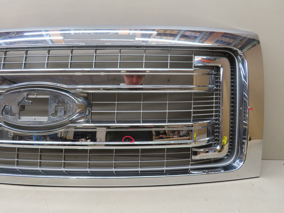 2009-2014 FORD F150 F-150 FRONT CHROME GRILL GRILLE OEM EL3Z8200