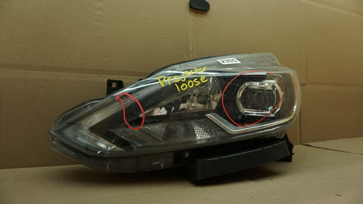 2018-2019 NISSAN SENTRA FRONT LEFT DRIVER HEADLIGHT LED OEM 18 19