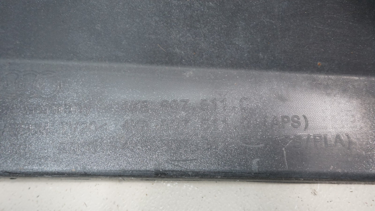 2019-2021 AUDI A7 SPORTBACK S-LINE REAR BUMPER COVER PANEL OEM 4K8807511C