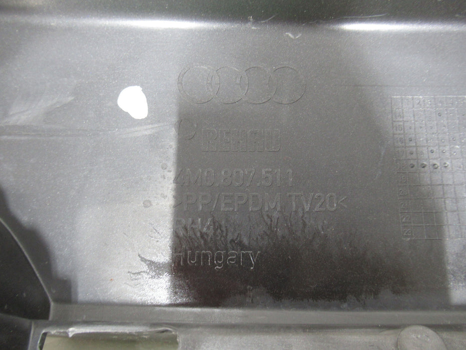 2017-2022 AUDI Q7 REAR UPPER BUMPER COVER OEM P# 4M0.807.511