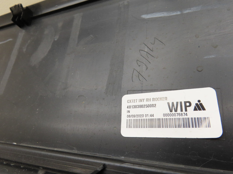 2021-2024 FORD MUSTANG MACH-E RIGHT ROCKER SKIRT COVER OEM LJ8B-R10154