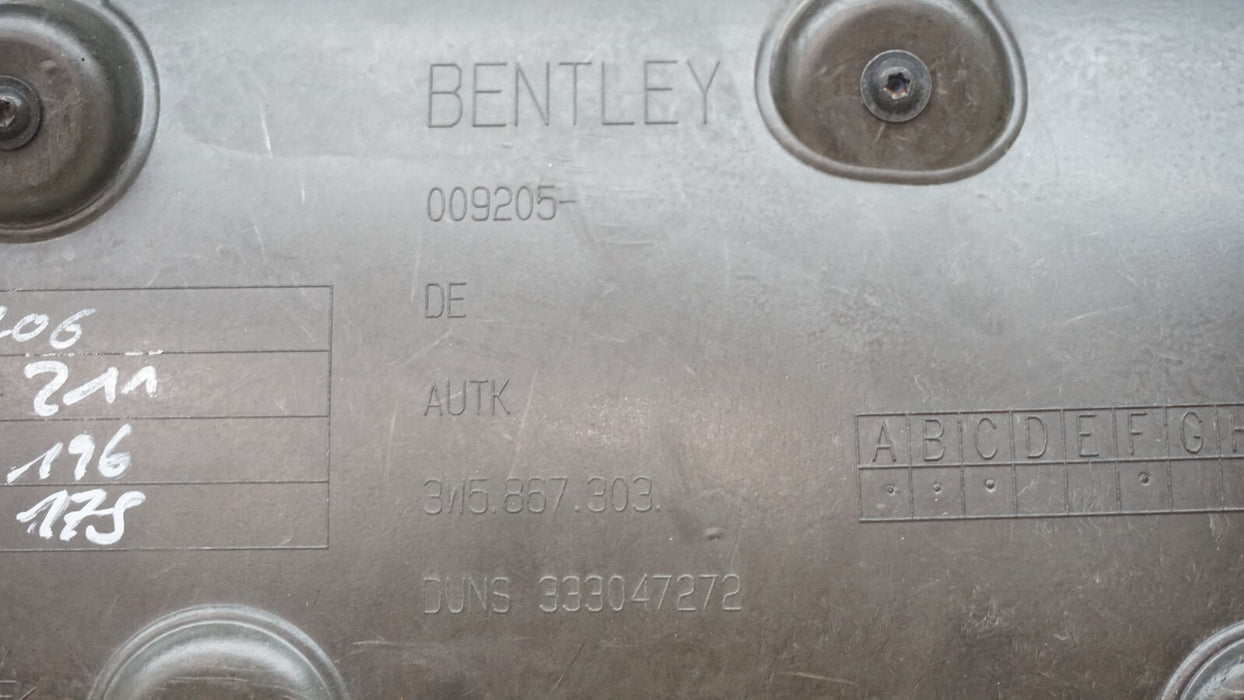 2006-2012 BENTLEY CONTINENTAL REAR LEFT DRIVER INTERIOR DOOR PANEL 3W5867303 OEM