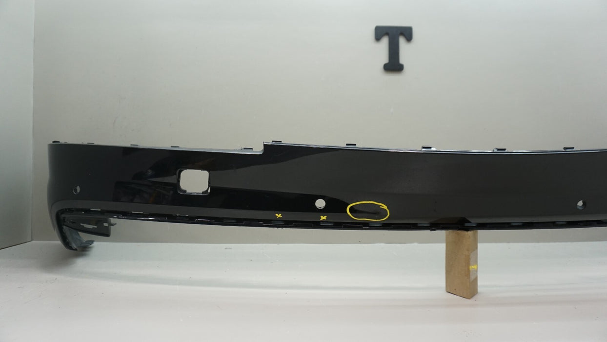 2017-2019 AUDI Q7 REAR LOWER BUMPER COVER VALANCE OEM 4M0807527B