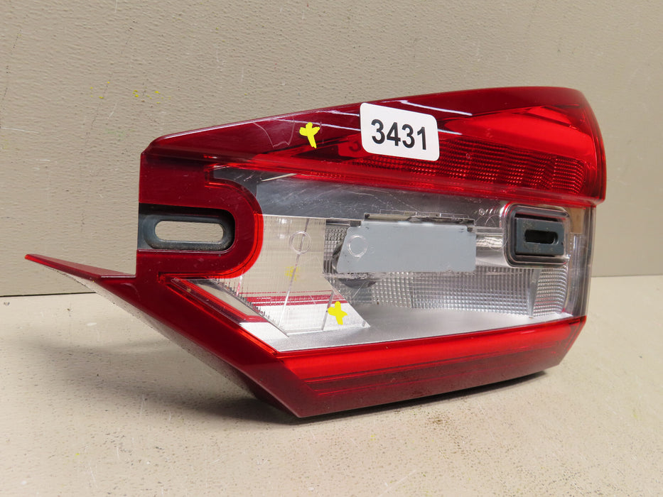 2017-2020 FORD FUSION REAR INNER RIGHT PASSENGER TAIL LIGHT HALOGEN LED LAMP OEM