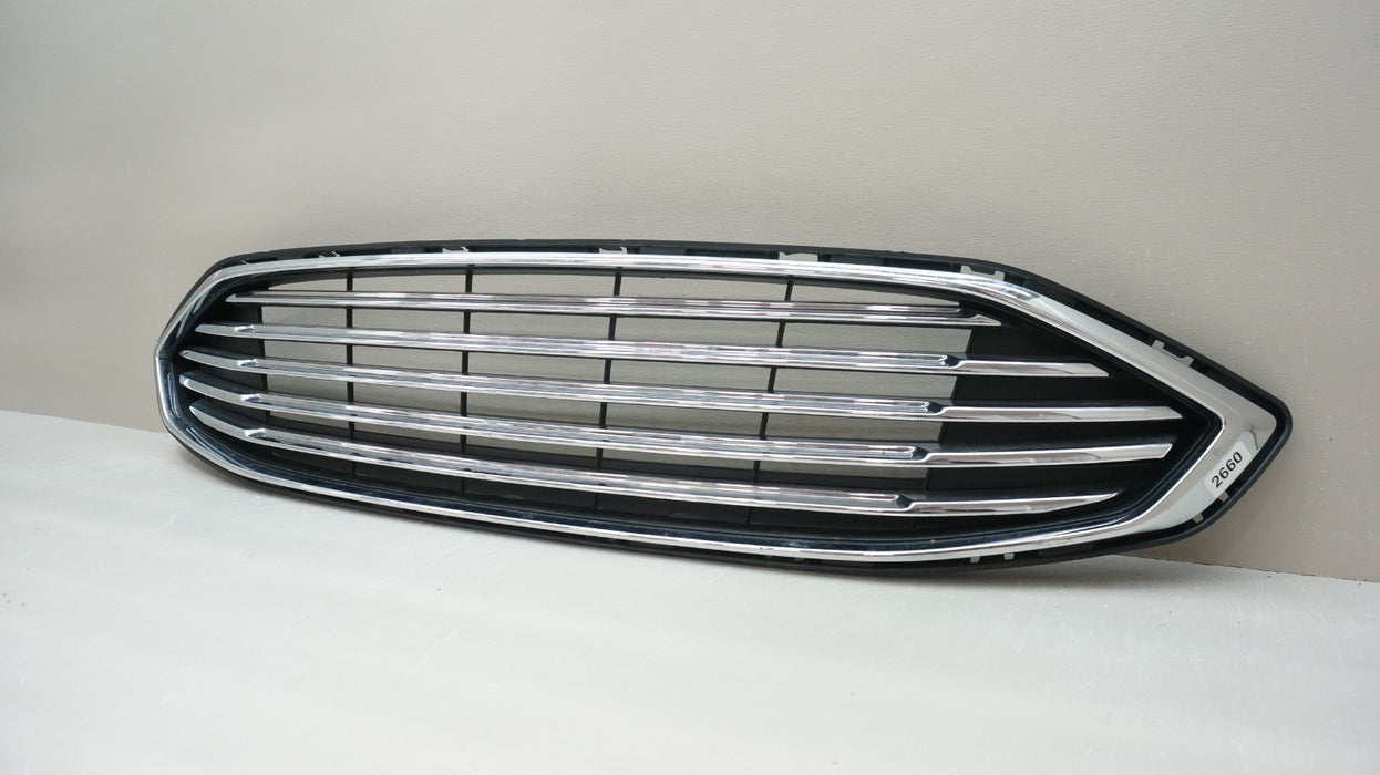 2017-2018 FORD FUSION FRONT UPPER BUMPER RADIATOR GRILLE OEM HS73-8150-AEW
