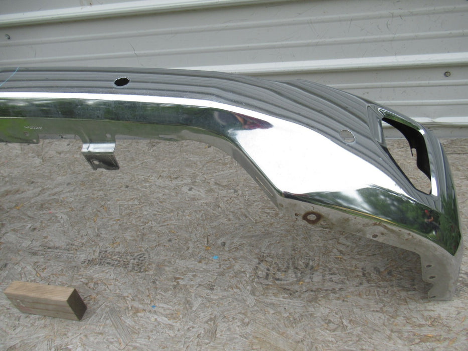 2016-2019 CHEVROLET SILVERADO 1500 LTZ FRONT BUMPER CHROME METAL W/SENSORS OEM