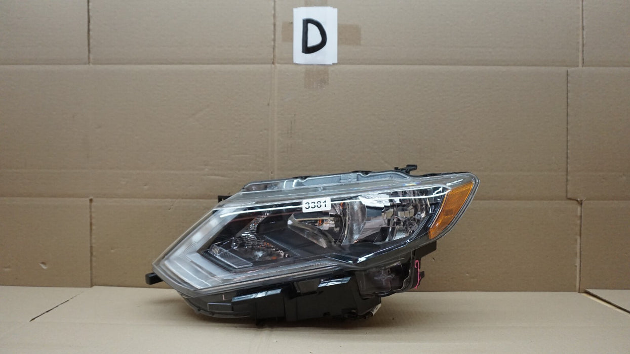 2017-2020 NISSAN ROGUE LH LEFT DRIVER SIDE HEDLIGHT HALOGEN OEM 17 18 19 20