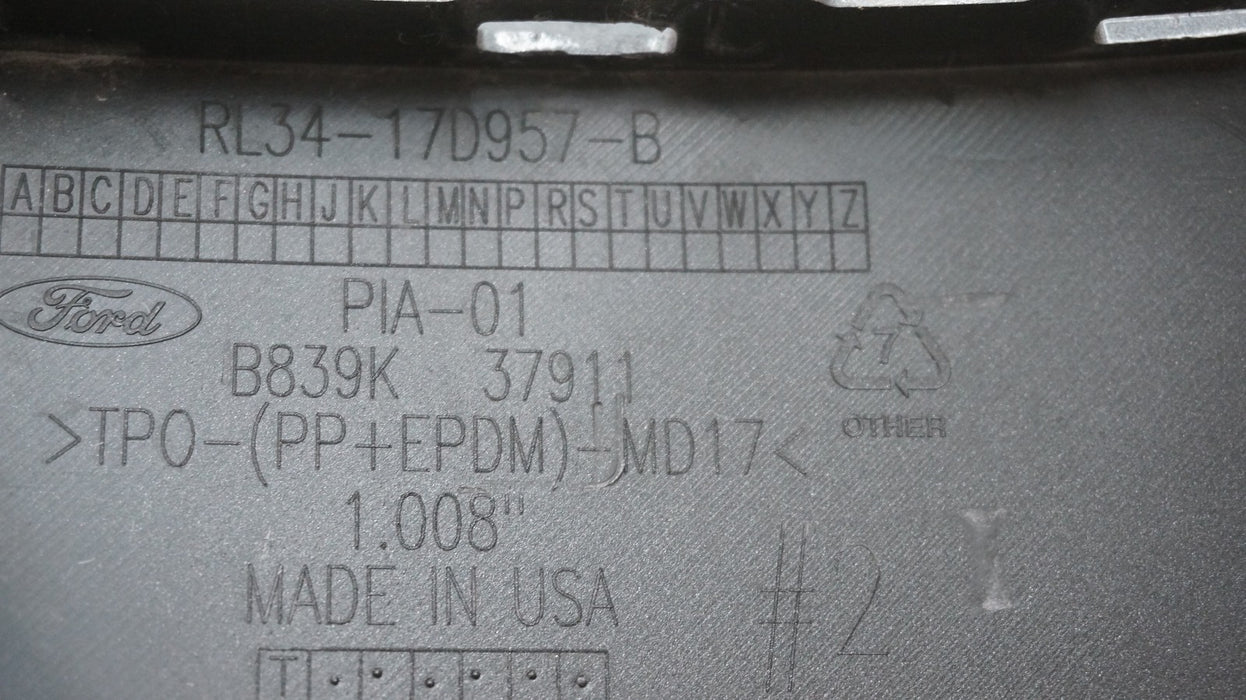 2024-2025 FORD F-150 LIGHTNING FRONT UPPER BUMPER VALANCE COVER RL34-17D957 OEM