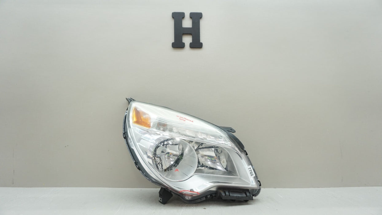 2010-2015 CHEVROLET EQUINOX FRONT RH RIGHT PASSENGER SIDE HALOGEN HEADLIGHT OEM