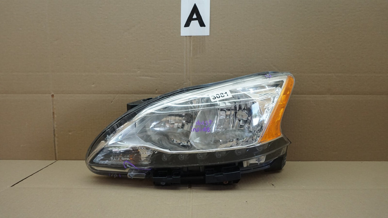 2013-2015 NISSAN SENTRA FRONT LEFT DRIVER SIDE HEADLIGHT HALOGEN LAMP LIGHT OEM