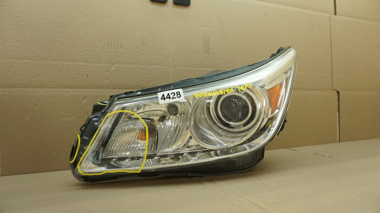 2010-2013 BUICK LACROSSE XENON FRONT LEFT DRIVER SIDE HEADLIGHT HALOGEN OEM