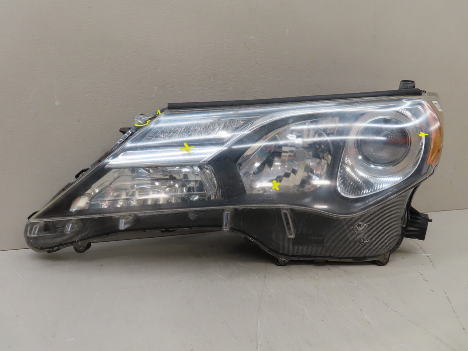 2013 2014 2015 TOYOTA RAV4 FRONT LEFT DRIVER HEADLIGHT HALOGEN OEM