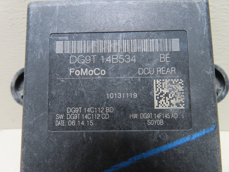 FORD DG9T14B534-BE REAR DOOR CONTROL MODULE DCU OEM