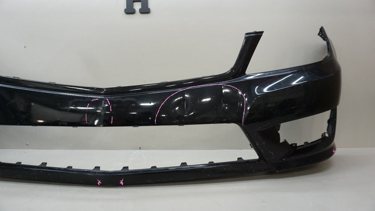 2012-2014 MERCEDES C250 C300 C350 W204 AMG FRONT BUMPER COVER OEM A2048807847