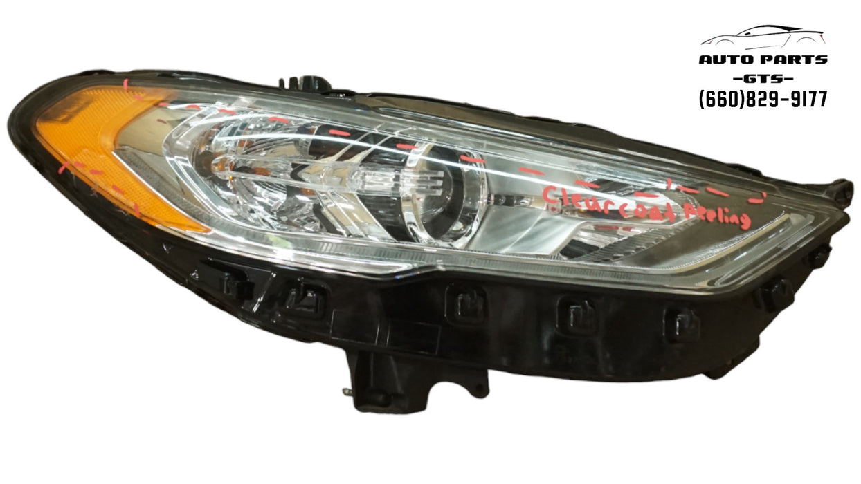 2017-2020 FORD FUSION FRONT RIGHT PASSENGER SIDE HEADLIGHT HALOGEN OEM