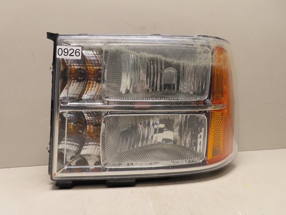 2007-2014 GMC SIERRA 1500 2500 LEFT DRIVER SIDE HEADLIGHT HALOGEN OEM