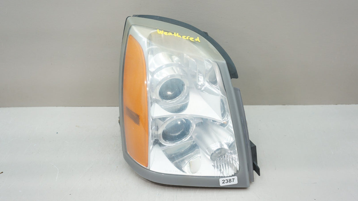 2004-2009 CADILLAC SRX FRONT RIGHT PASSENGER SIDE HEADLIGHT OEM 15926966