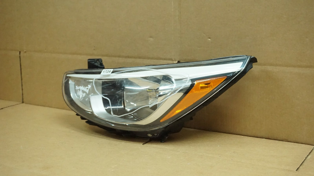 2015-2017 HYUNDAI ACCENT FRONT LEFT DRIVER SIDE HEADLIGHT HEADLAMP OEM 15 16 17