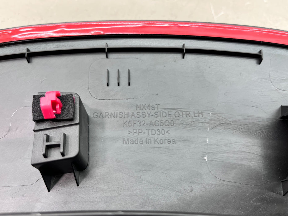 2022-2026 HYUNDAI SANTA CRUZ LH DRIVER REAR FENDER FLARE GARNISH K5F32-AC5Q0 OEM