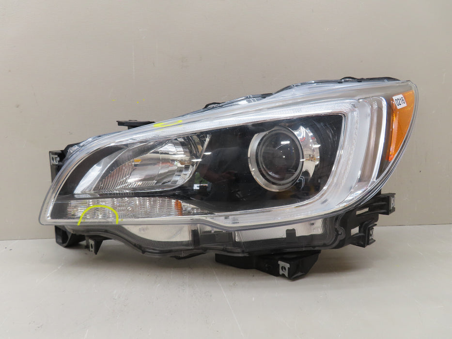 2015 2016 2017 SUBARU OUTBACK FRONT LEFT DRIVER SIDE HEADLIGHT HALOGEN W/LED OEM
