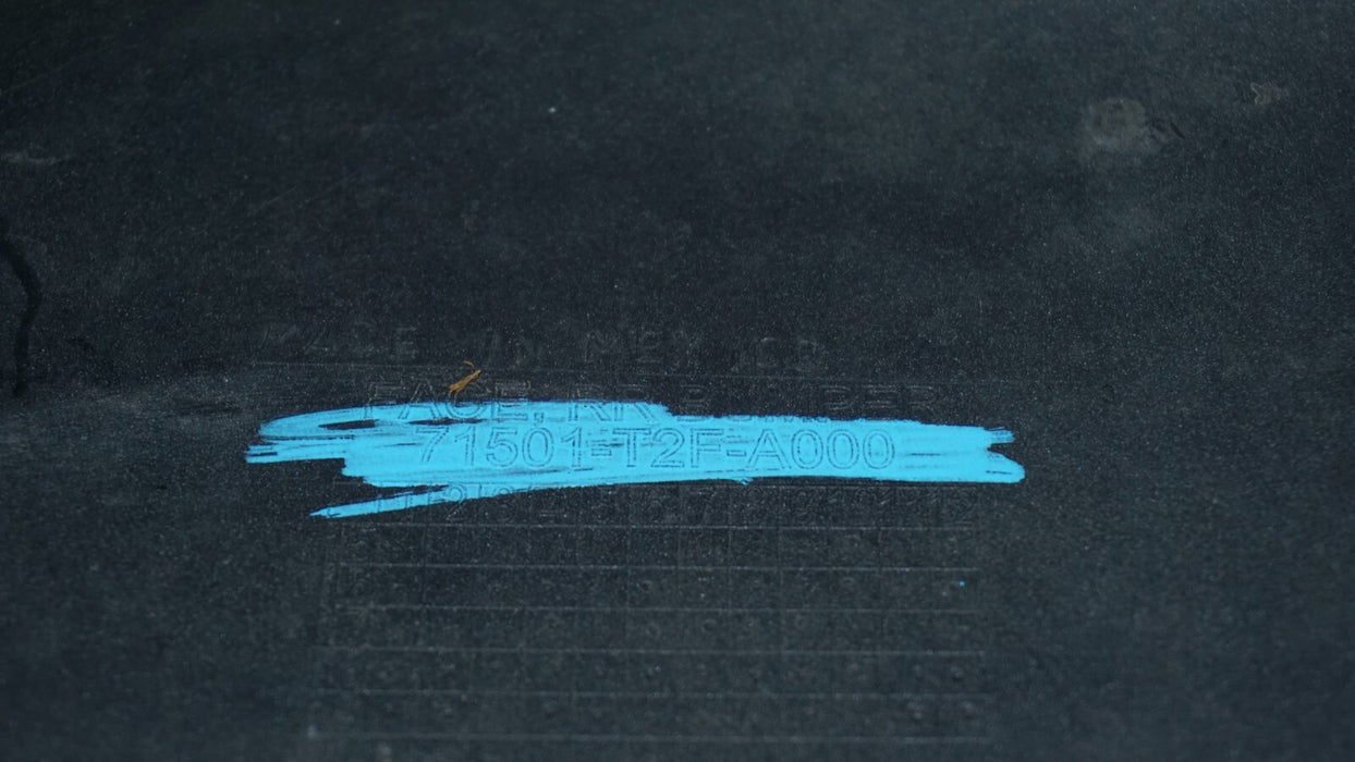 2016-2017 HONDA ACCORD REAR BUMPER PLASTIC COVER PANEL 71501-T2F-A000 OEM