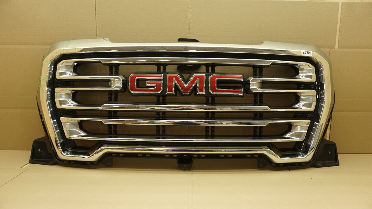 2019 2020 2021 GMC SIERRA 1500 FRONT CHROME GRILLE GRILL FACTORY OEM 19 20 21