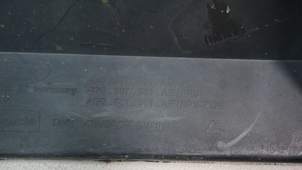 2012-2015 AUDI A6 REAR BUMPER COVER OEM 4G5807511 12 13 14 15