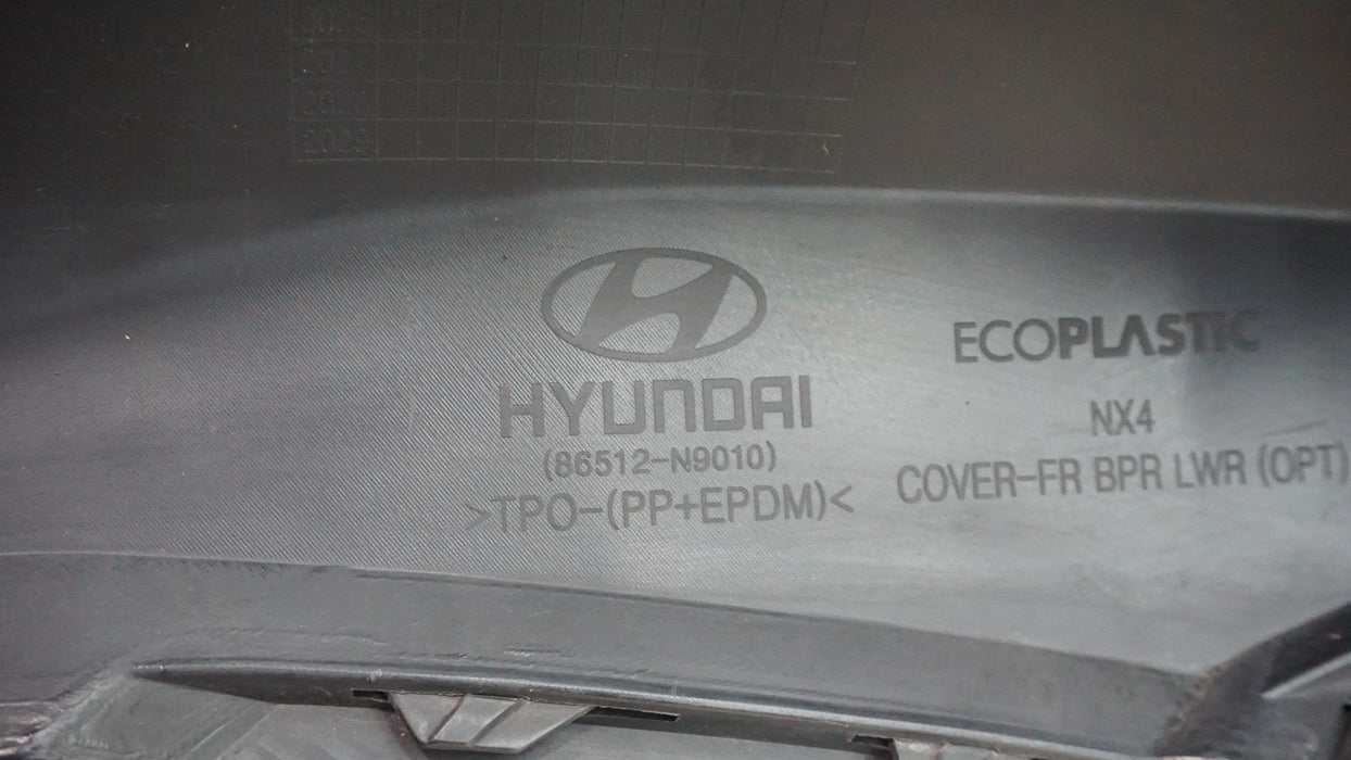 2022-2024 HYUNDAI TUCSON FRONT LOWER BUMPER VALANCE SKID PLATE 86512-N9010 OEM