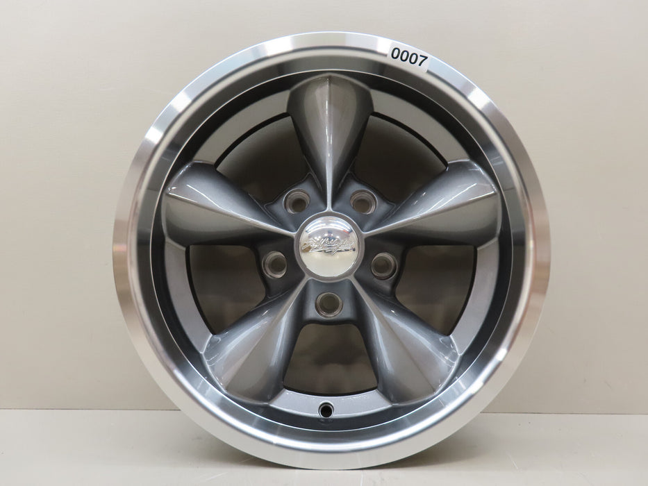 BOYD CODDINGTON WHEELS BC1-5661325G 15X6 GUNMETAL&MACHINED LIP RIM (P)