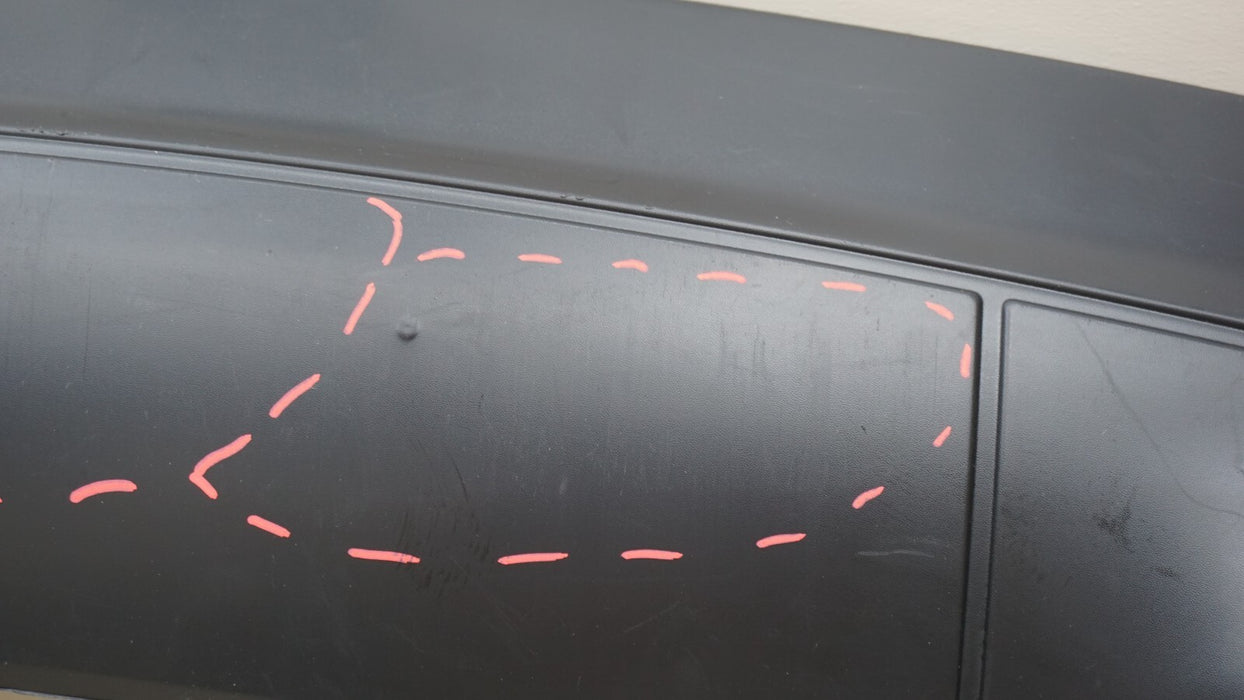 2011-2017 JEEP GRAND CHEROKEE REAR BUMPER LOWER VALANCE BLACK 68111467AA OEM
